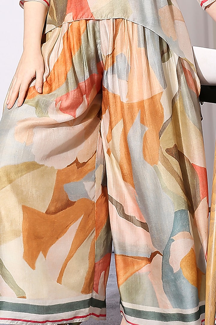 Multicolour Printed Co-Ord Set by Soup by Sougat Paul at Pernia's Pop Up Shop