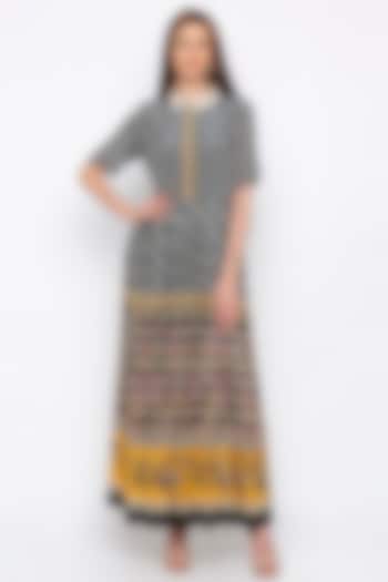 Multi Colored Embroidered Crepe Dress by Soup by Sougat Paul