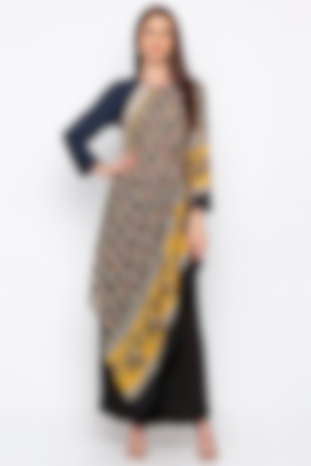 Multi Colored Embroidered & Printed Kurta With Pant by Soup by Sougat Paul