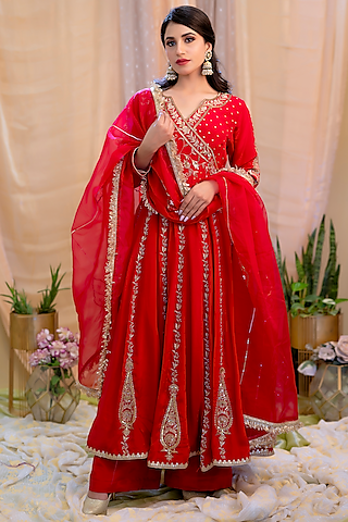 Angrakha style outlet bridal dress