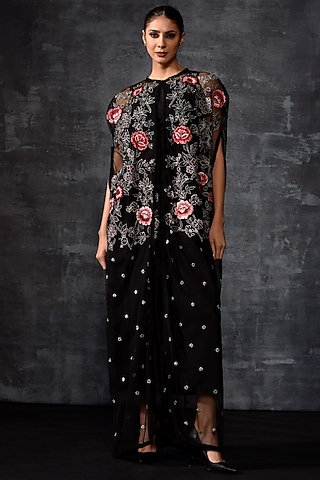 Shop Black Embroidered Maxi Dress for Women Online from India's Luxury  Designers 2026