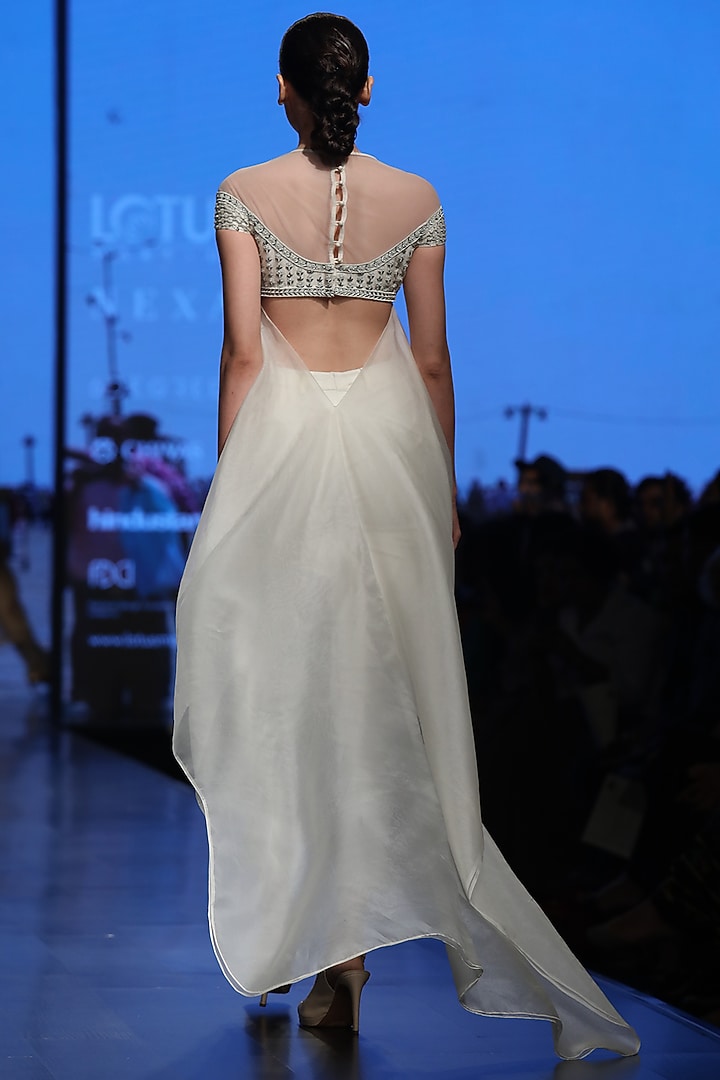 Off White Trail Tunic With Pants by Samant Chauhan at Pernia's Pop Up Shop