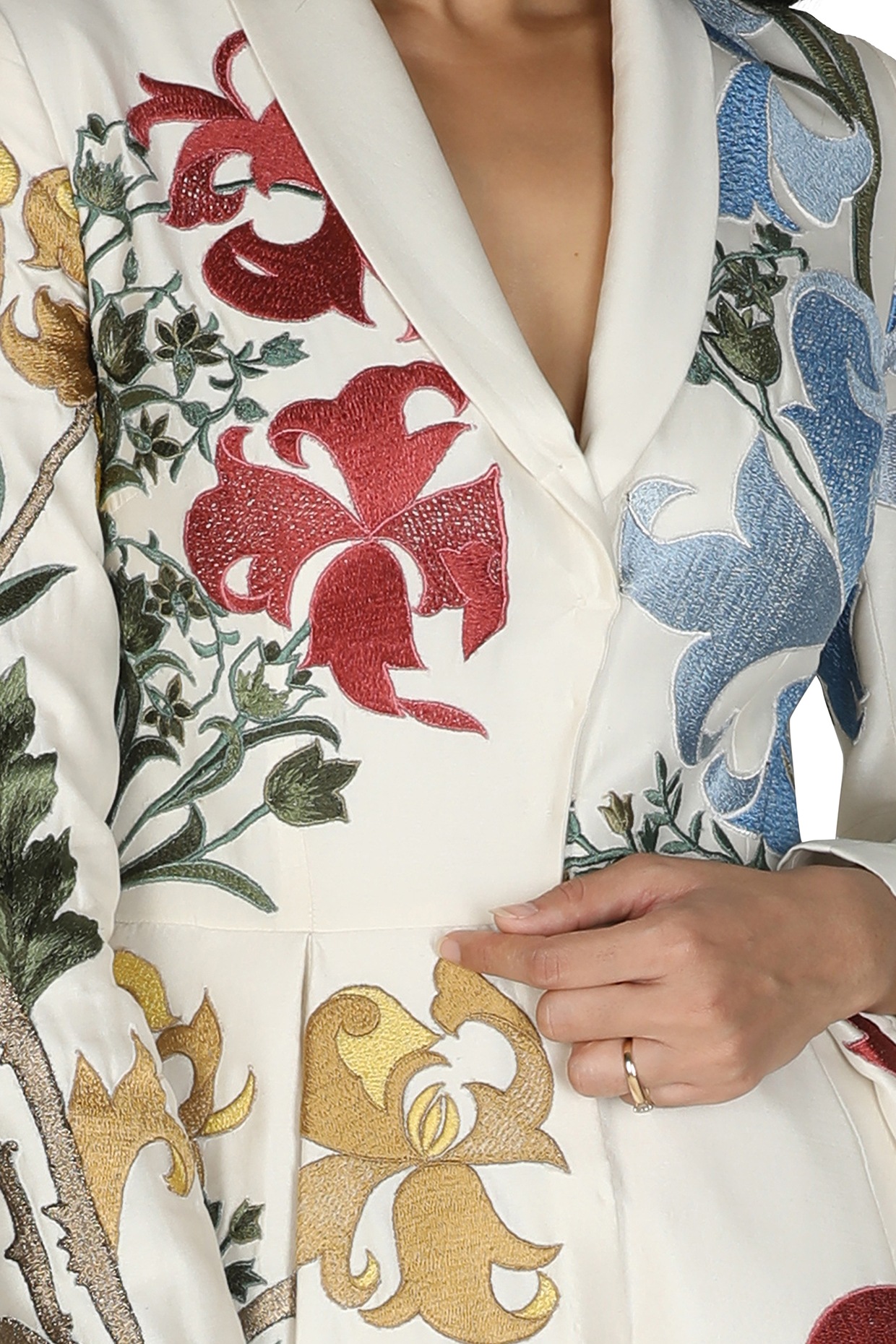 Fashion Spring Floral Casual Suit Jacket – OliverandJade