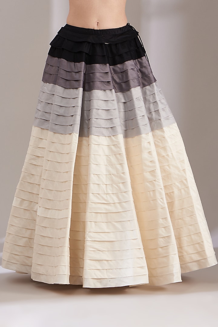 Multi-Colored Cotton Silk Skirt Set by Samant Chauhan at Pernia's Pop Up Shop