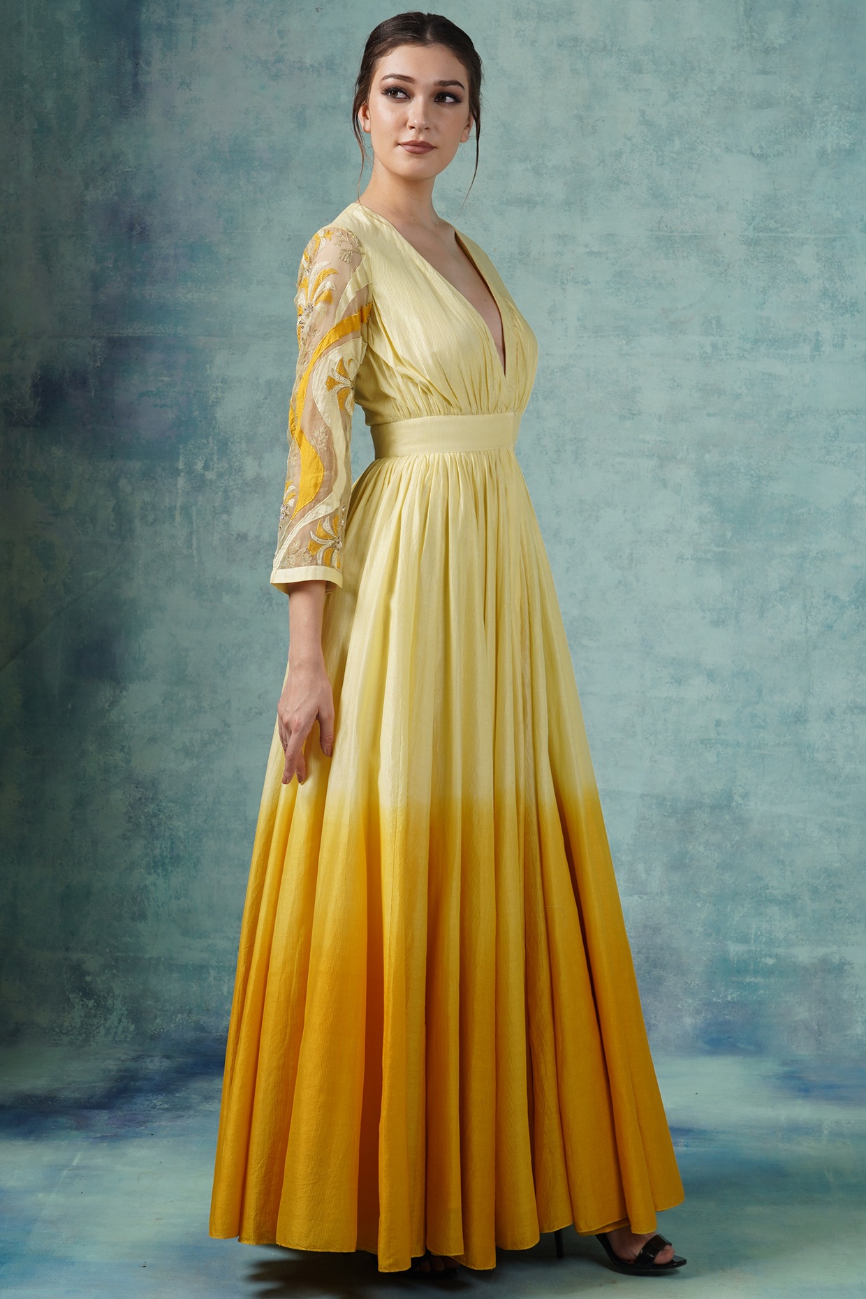 Yellow Ombre Dress