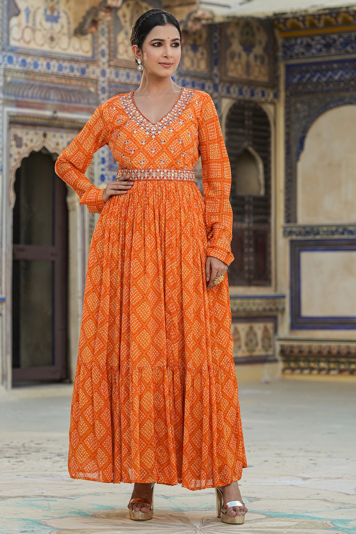 Cott shops s bandhani dress