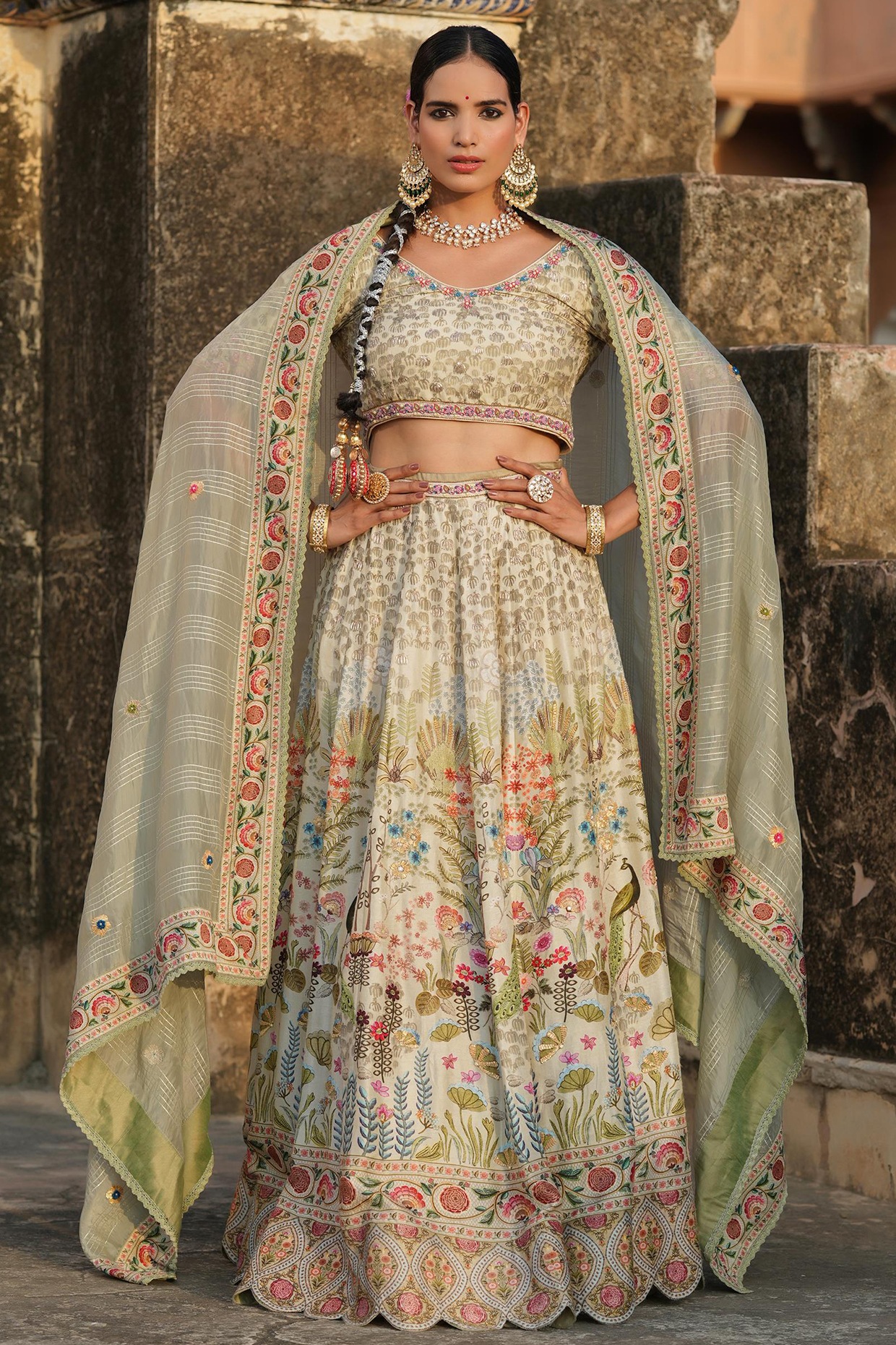 Pista Green Lehenga |buy Designer Lehengas For Women Collection