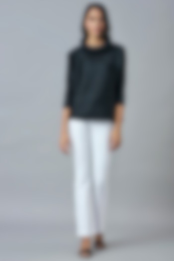 Black Turtleneck Top by Scarlet Sage at Pernia's Pop Up Shop