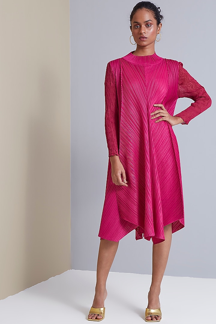 Rose Polyester Summer Dress by Scarlet Sage at Pernia's Pop Up Shop