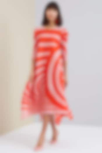 Orange & Pink Swirl Dress by Scarlet Sage at Pernia's Pop Up Shop