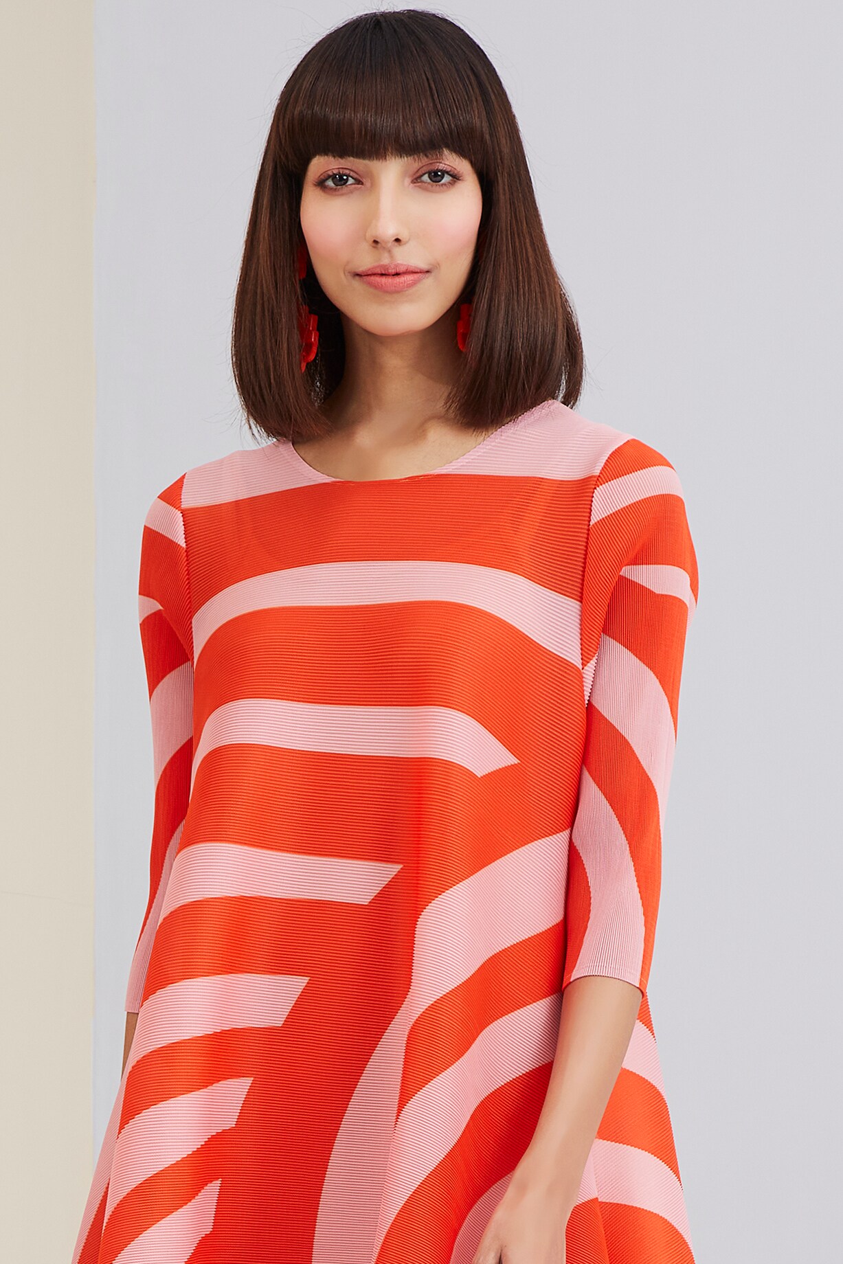 open lace back dress Grace Pink and Orange Swirl Dress  Twisted Wunder