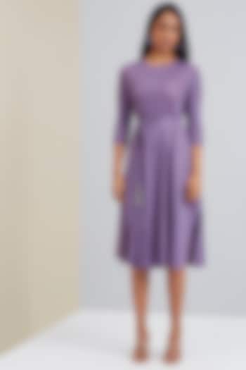 navy blue dress for baby girl Lavender Asymmetric Mini Slip Dress
