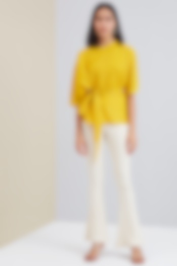 Yellow Asymmetrical Top by Scarlet Sage at Pernia's Pop Up Shop