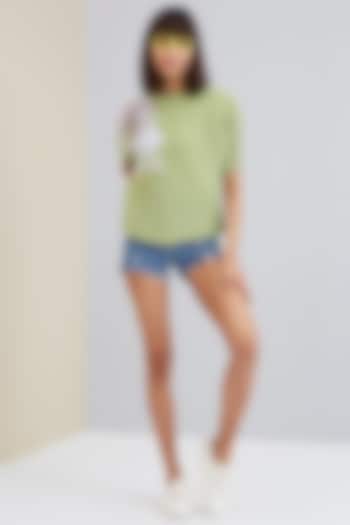 Green Printed Top by Scarlet Sage at Pernia's Pop Up Shop