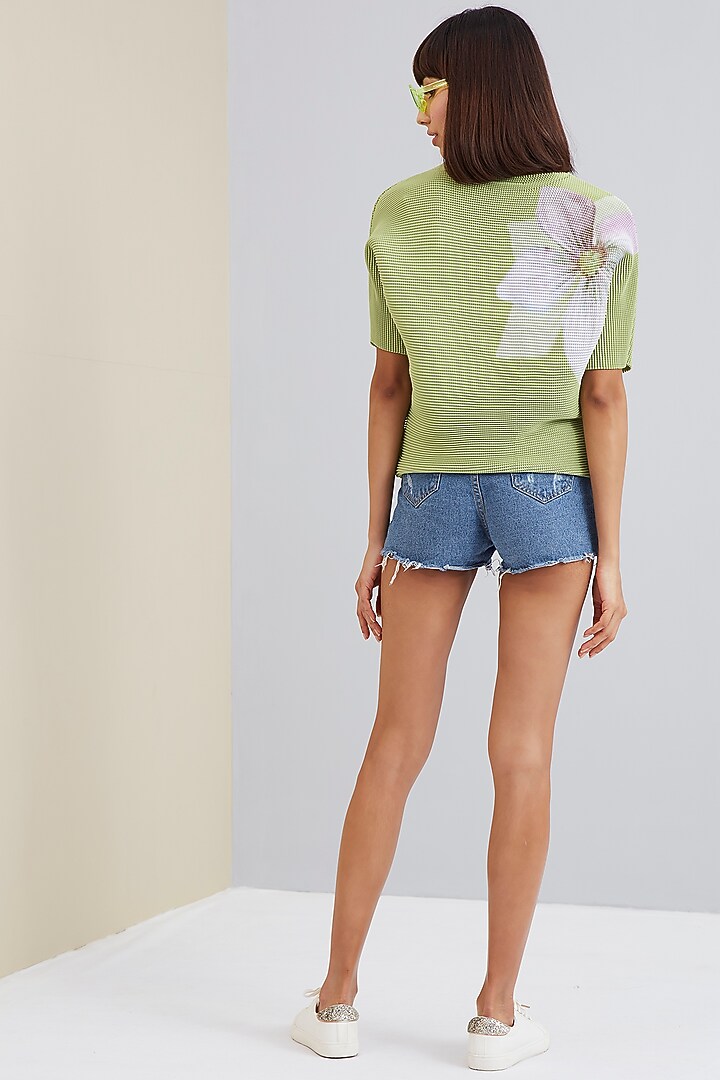 Green Printed Top by Scarlet Sage at Pernia's Pop Up Shop