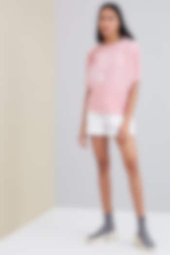 Pink Floral Printed Top by Scarlet Sage at Pernia's Pop Up Shop