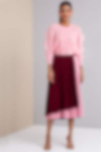 Candy Pink 3D Sheer Top by Scarlet Sage at Pernia's Pop Up Shop