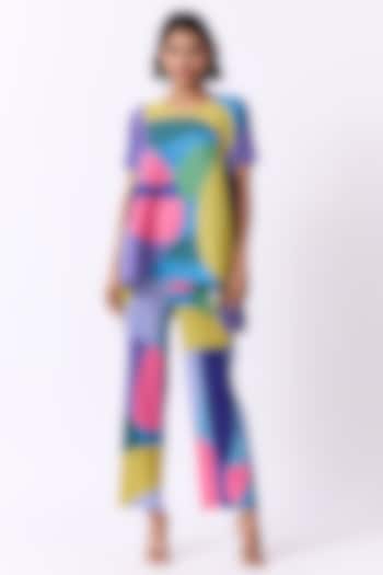 Multi-Colored Polyester Printed Co-Ord Set by Scarlet Sage at Pernia's Pop Up Shop