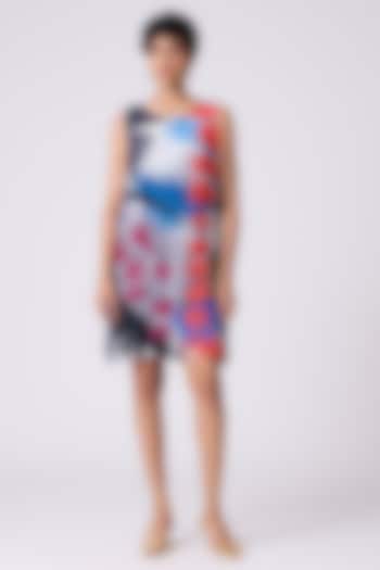 Tropical Purple Polyester Shift Vacation Dress by Scarlet Sage at Pernia's Pop Up Shop