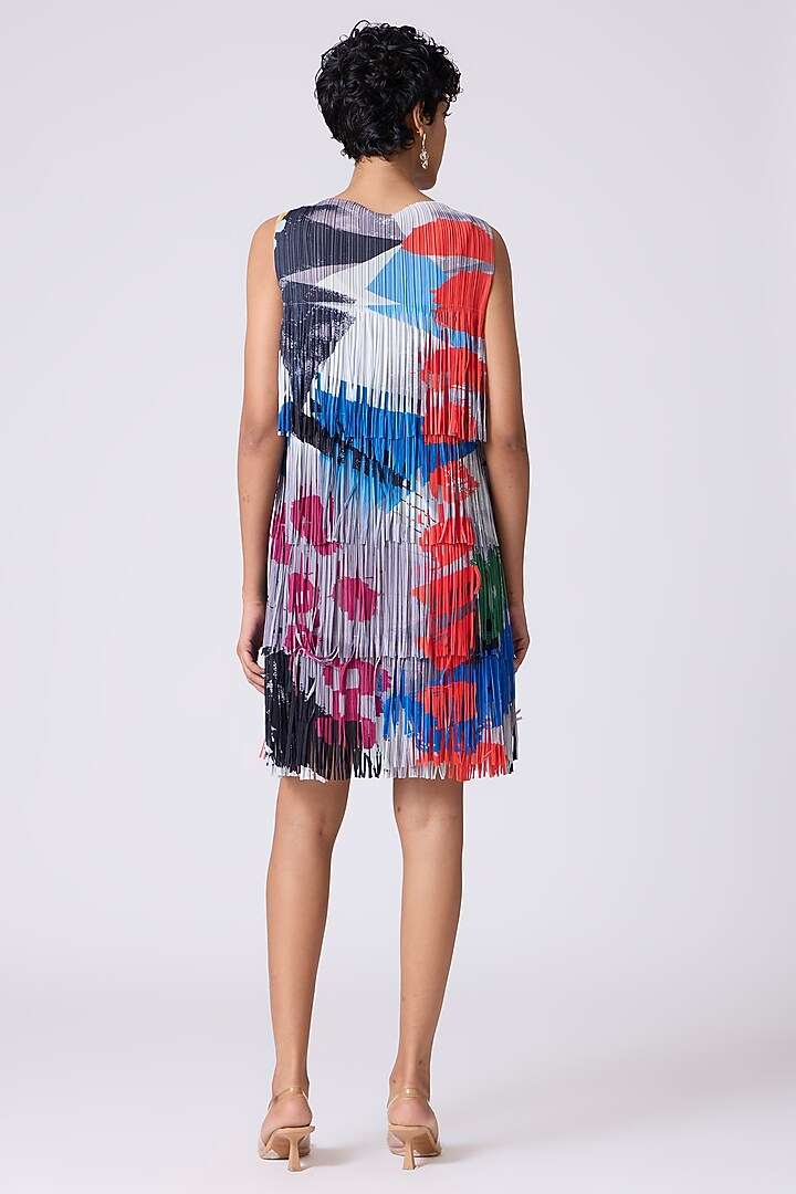 Tropical Purple Polyester Shift Vacation Dress by Scarlet Sage at Pernia's Pop Up Shop