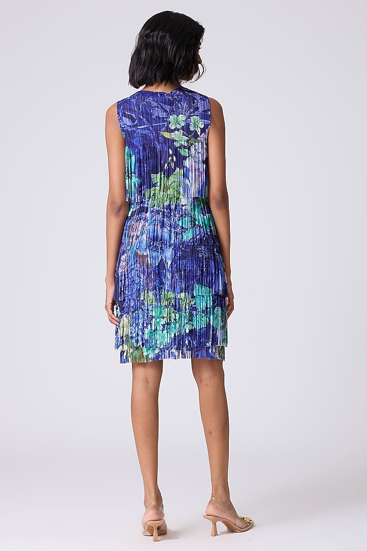 Multi-Colored Polyester Abstract Printed Shift Vacation Dress by Scarlet Sage at Pernia's Pop Up Shop
