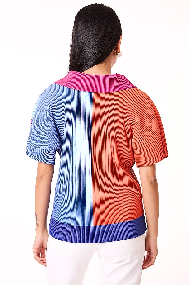 Multi-Colored Polyester T-Shirt by Scarlet Sage at Pernia's Pop Up Shop