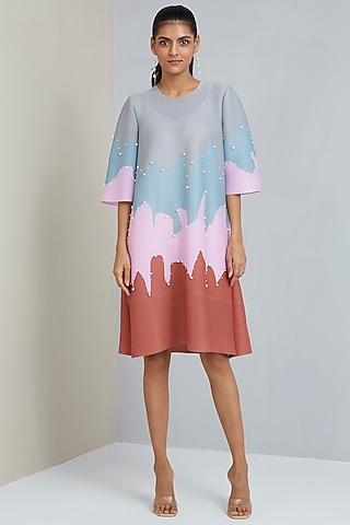 Multi-Colored Embellished Dress by Scarlet Sage