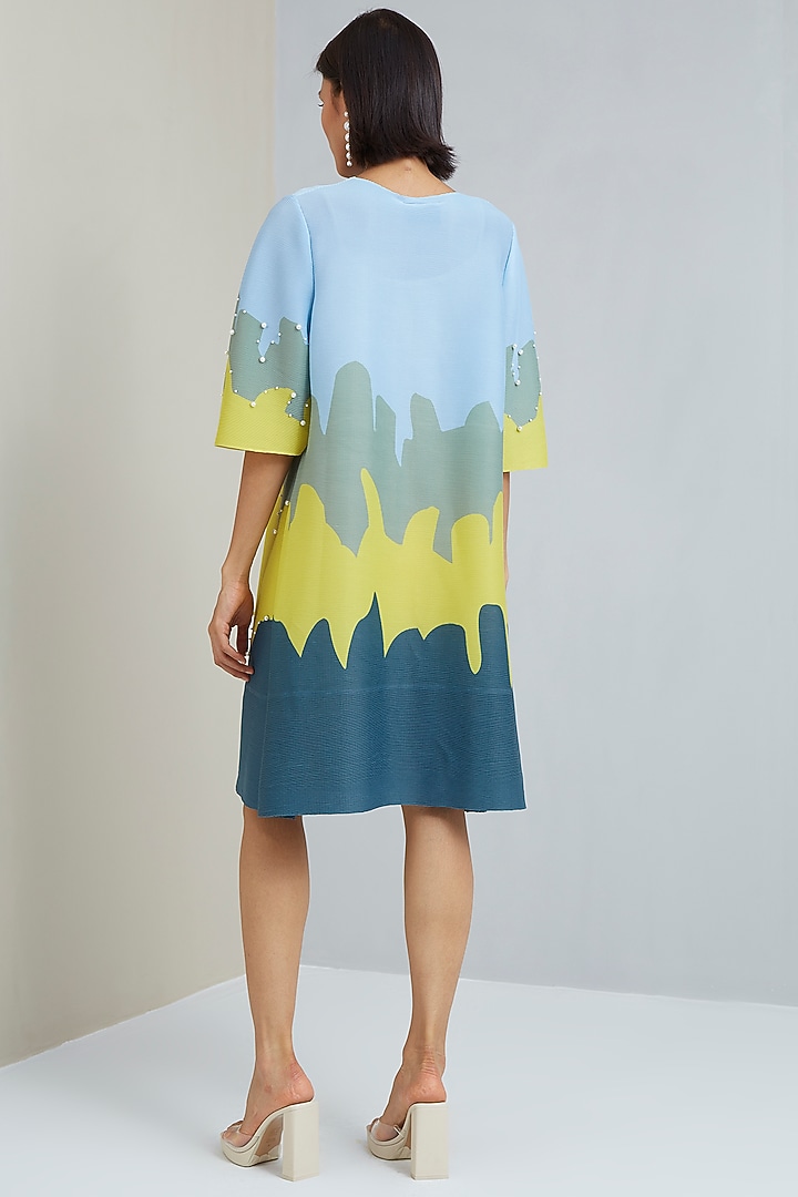 Multi-Colored Printed Summer Dress by Scarlet Sage at Pernia's Pop Up Shop