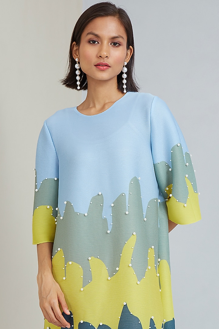 Multi-Colored Printed Summer Dress by Scarlet Sage at Pernia's Pop Up Shop