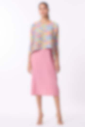 Pink Polyester Summer Dress by Scarlet Sage at Pernia's Pop Up Shop