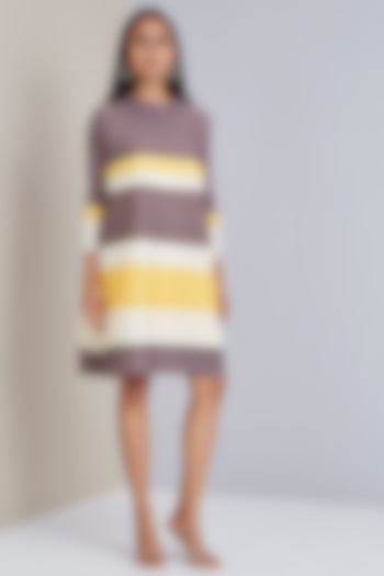 Multi-Colored Polyester Printed Summer Dress by Scarlet Sage at Pernia's Pop Up Shop