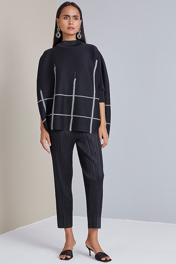 Black Embellished Co-Ord Set by Scarlet Sage at Pernia's Pop Up Shop