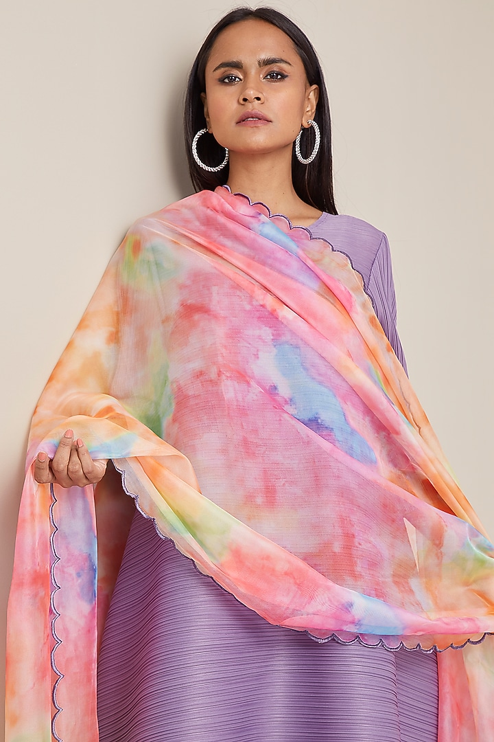 Lavender A-Line Kurta Set by Scarlet Sage at Pernia's Pop Up Shop