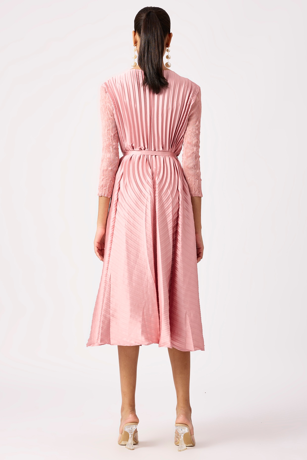 Pale pink cheap shirt dress