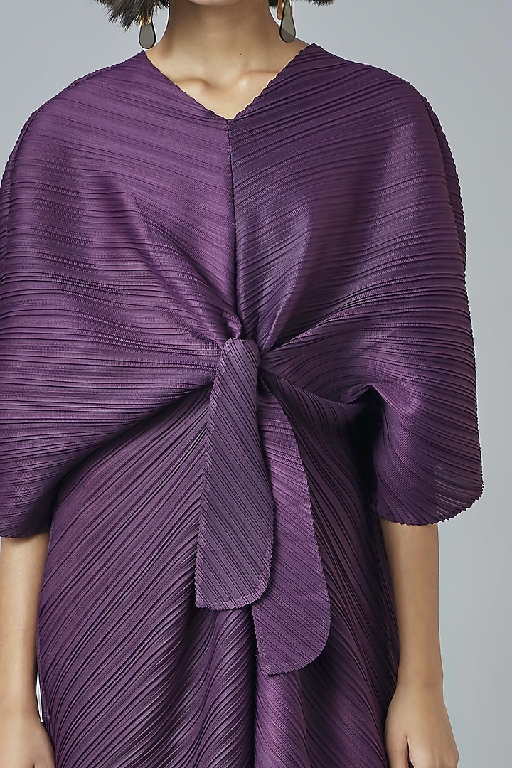 Purple A-Line Kaftan Summer Dress by Scarlet Sage at Pernia's Pop Up Shop