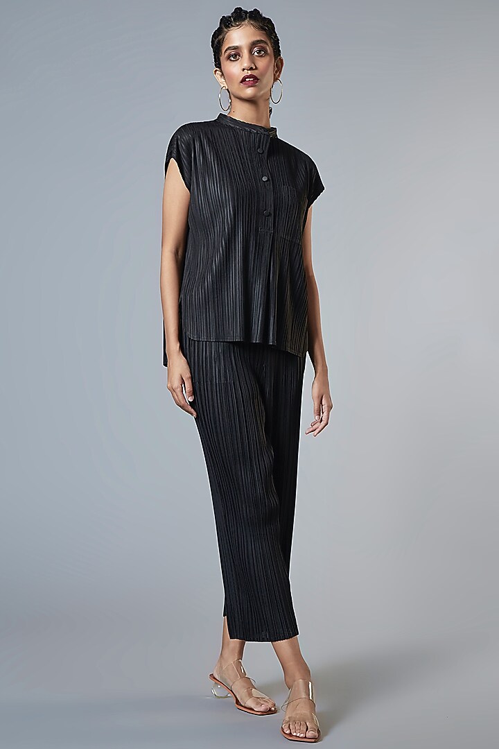  Black High-Low Shirt by Scarlet Sage at Pernia's Pop Up Shop