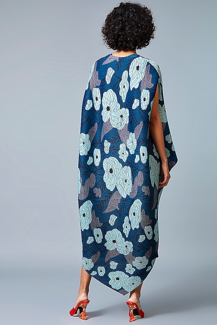 Teal Shift Summer Dress With Cape by Scarlet Sage at Pernia's Pop Up Shop