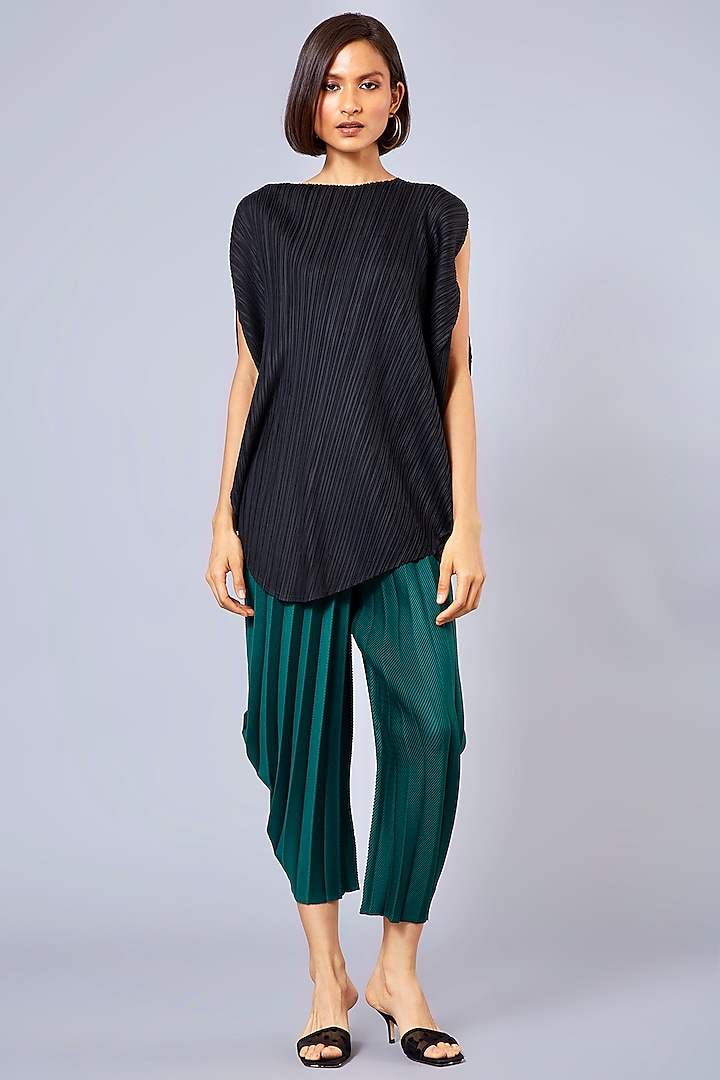 Evergreen Double-Pleated Pants by Scarlet Sage