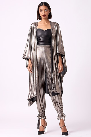Dark Silver Polyester Overlay by Scarlet Sage