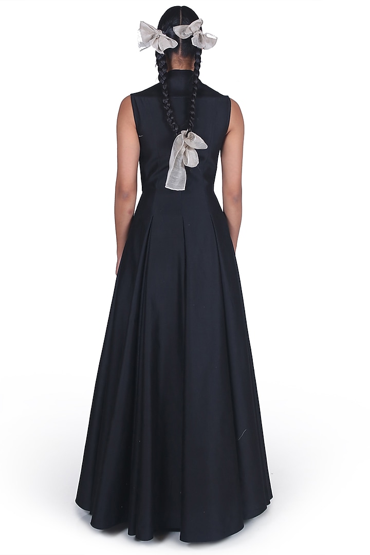 Black Zardosi Embroidered Gown by Samant Chauhan at Pernia's Pop Up Shop