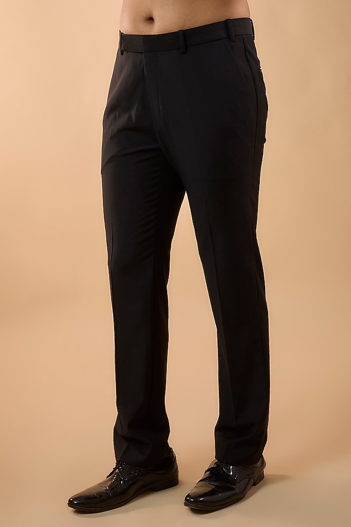 Black Velvet Tuxedo Set by SDS by KUSHAL SHAH at Pernia's Pop Up Shop