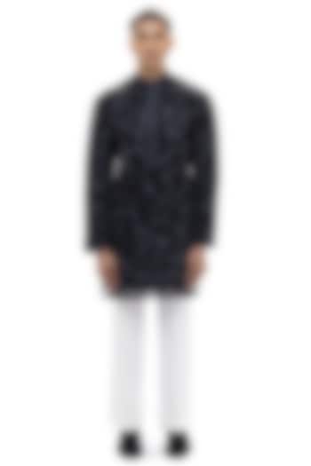 Black Organza Kurta Set by SDS by KUSHAL SHAH at Pernia's Pop Up Shop