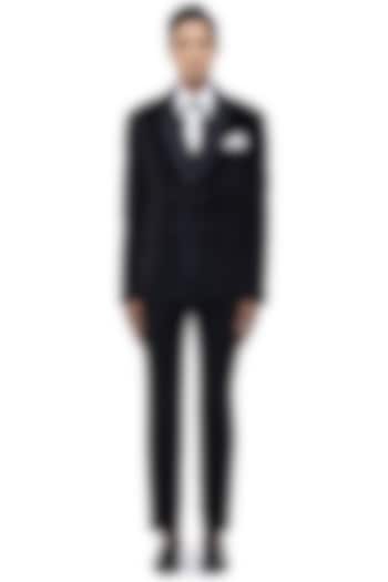 Black Velvet Tuxedo Set by SDS by KUSHAL SHAH at Pernia's Pop Up Shop