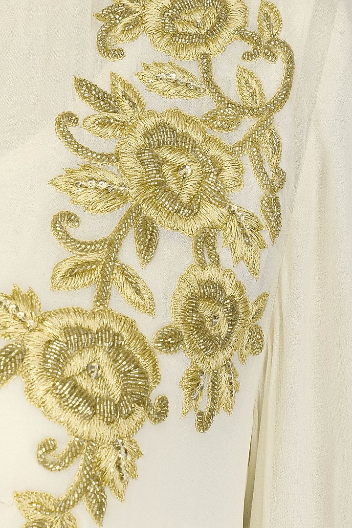 Cream embroidered tunic available only at Pernia's Pop Up Shop.