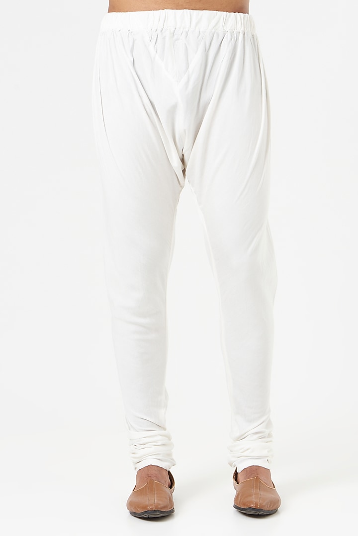 Ivory Cotton Silk Kurta Set by SEVENDC MEN at Pernia's Pop Up Shop