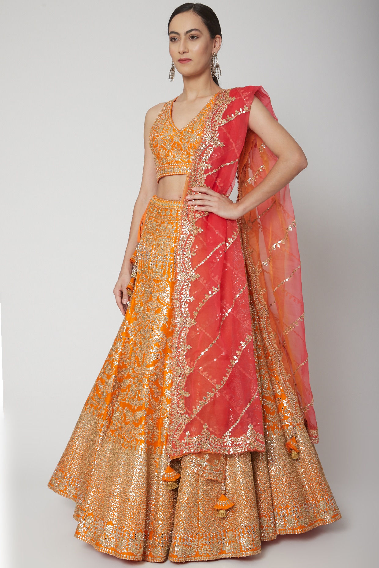 seema gujral bridal lehenga