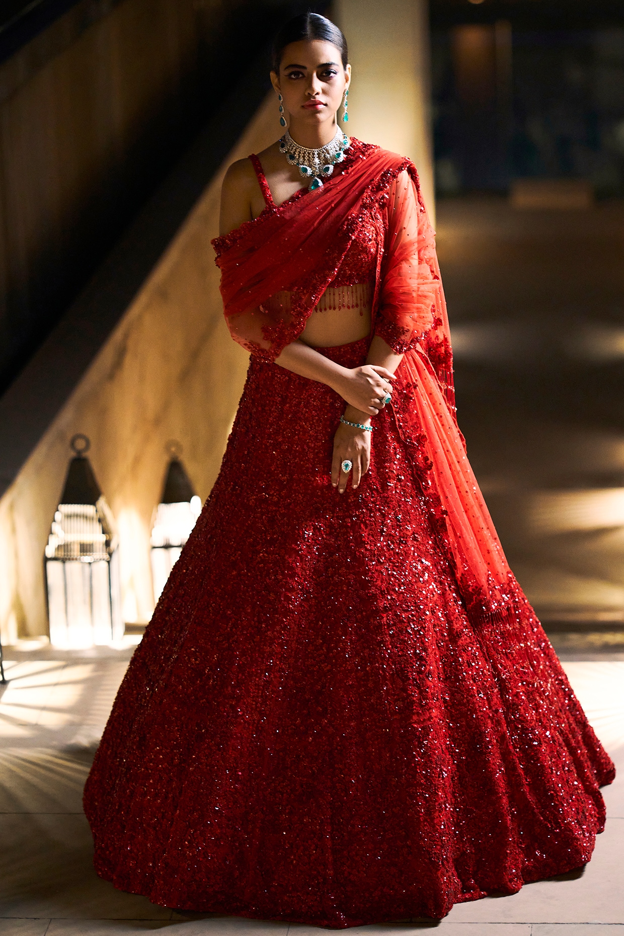 fcity.in - Women Kanjivaram Banarasi Silk Designer Lehenga Choli Bollywood
