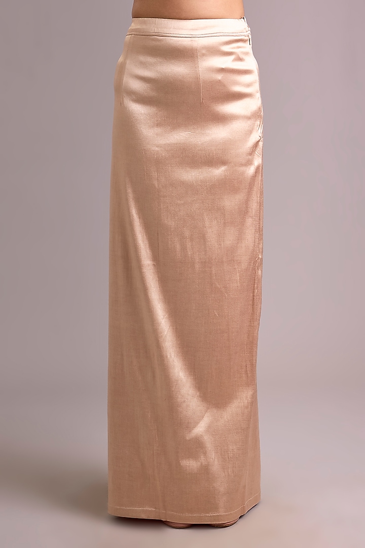 Pink Ombre Net Reception Saree Set by Seema Gujral at Pernia's Pop Up Shop