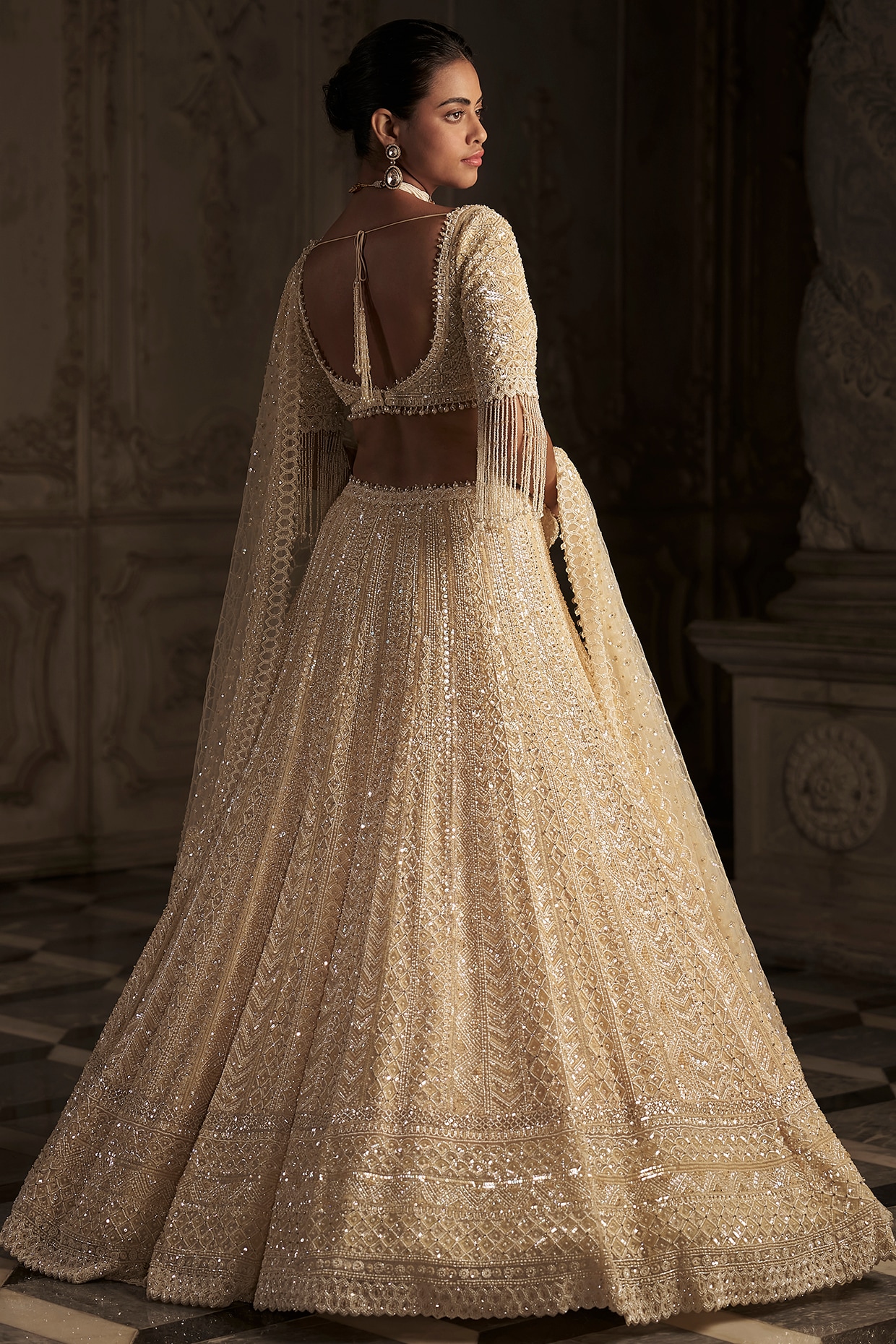 Royal esrtwhile fusion lehenga set by AYRA Bridal Couture