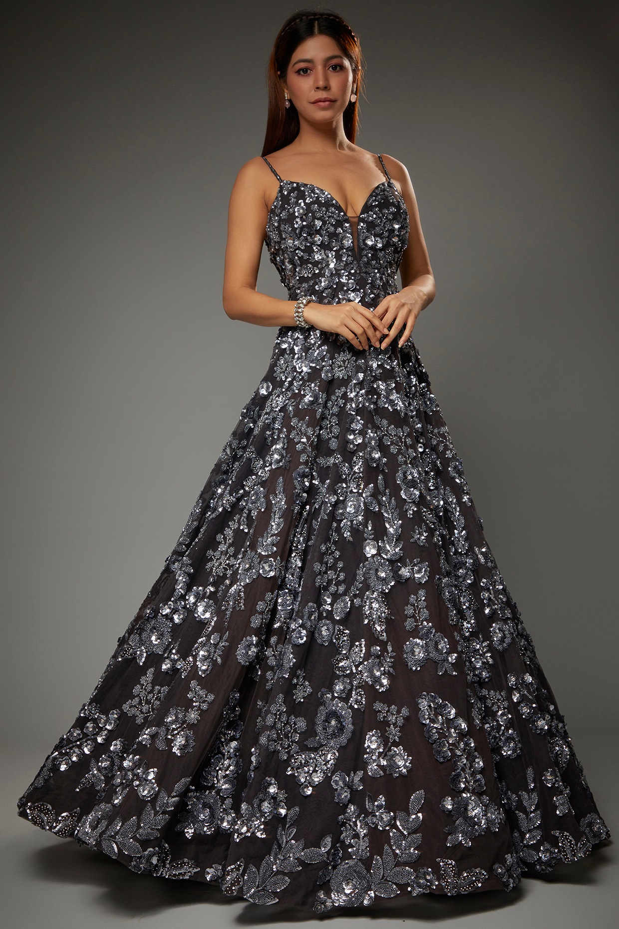 Charcoal 2025 grey gown